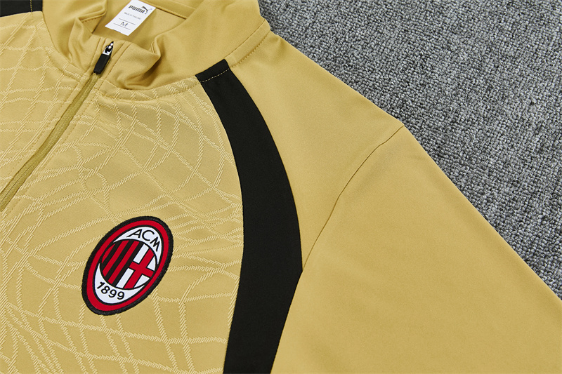 26/27 AC Milan Gold Tracksuits AC