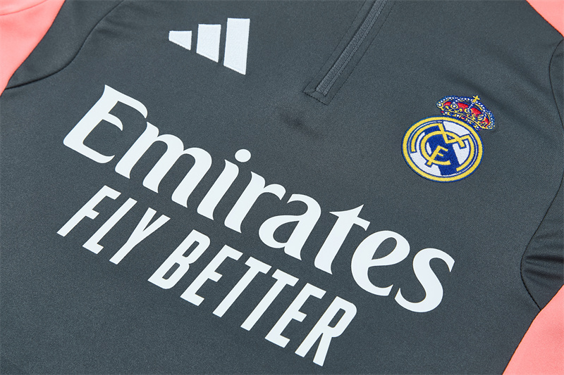 26/27 Real Madrid Dark Grey Tracksuits