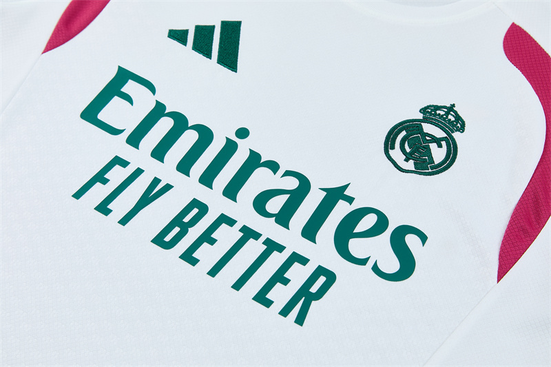 26/27 Real Madrid white Short Sleeve Tracksuits