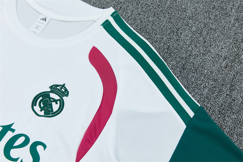 26/27 Real Madrid white Short Sleeve Tracksuits