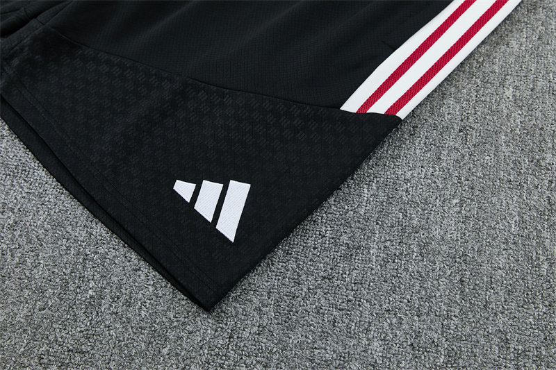 26/27 Arsenal black and maroon short sleeve tracksuits