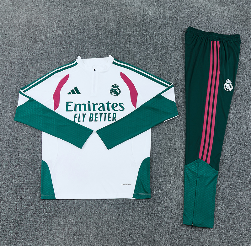 26/27 Real Madrid White Tracksuits