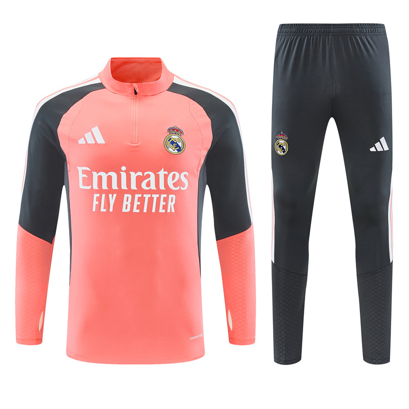 26/27 Real Madrid Orange-Pink Tracksuits