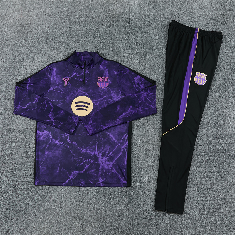 26/27 Barcelona Purple Camouflage Tracksuits