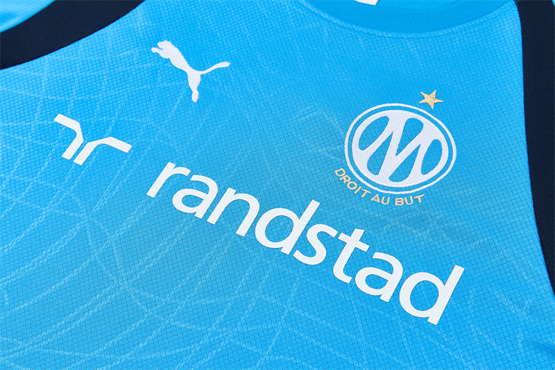 26/27 Marseille Light Blue Short Sleeve Tracksuits