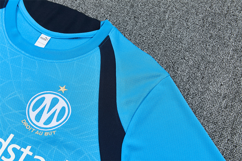 26/27 Marseille Light Blue Short Sleeve Tracksuits