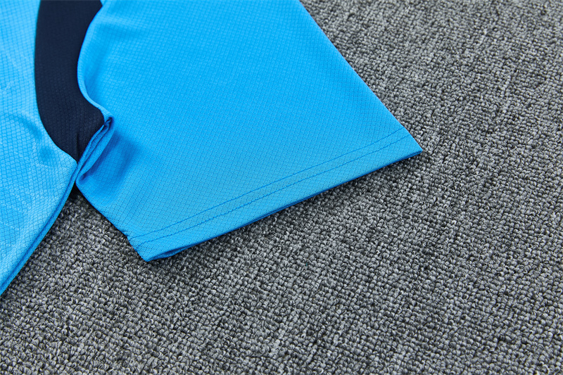 26/27 Marseille Light Blue Short Sleeve Tracksuits