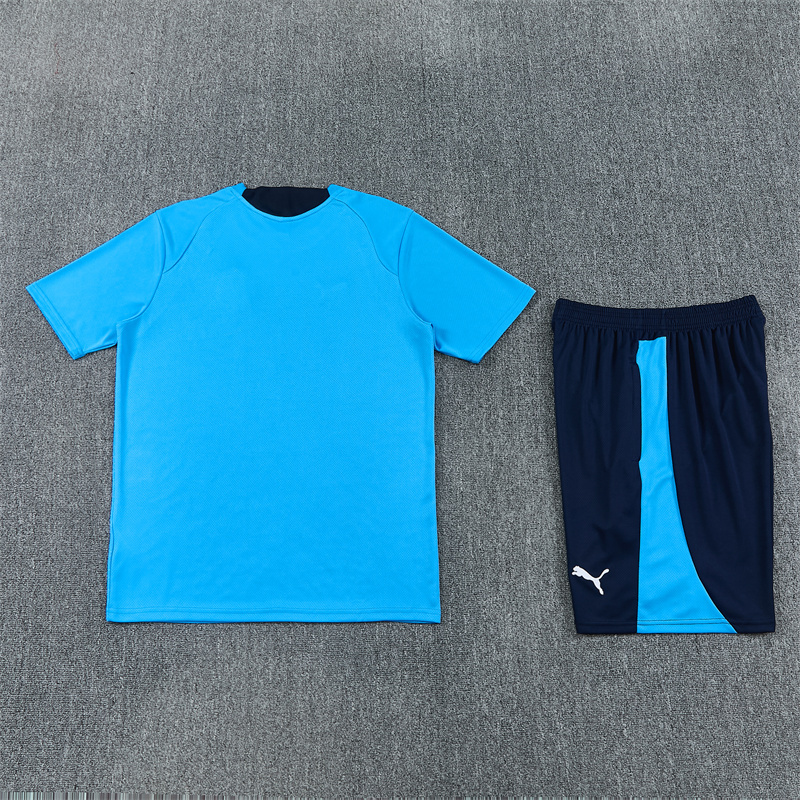 26/27 Marseille Light Blue Short Sleeve Tracksuits