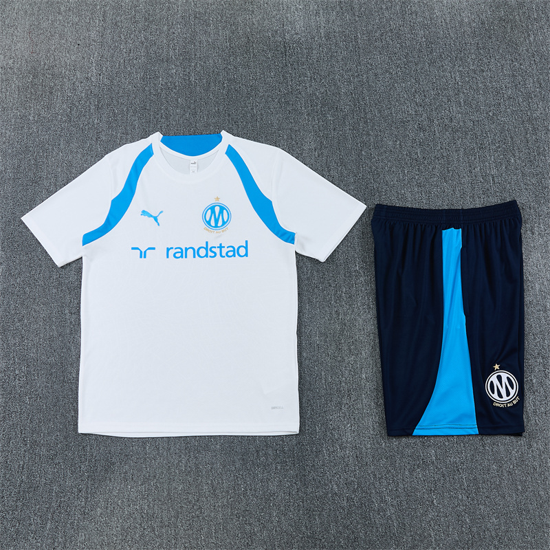 26/27 Marseille White Short Sleeve Tracksuits