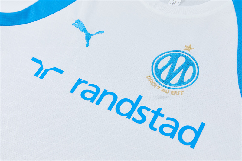 26/27 Marseille White Short Sleeve Tracksuits