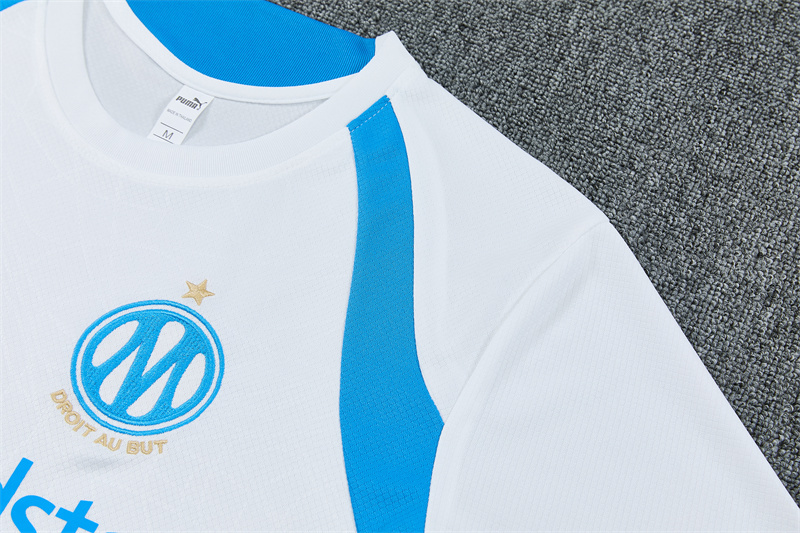 26/27 Marseille White Short Sleeve Tracksuits