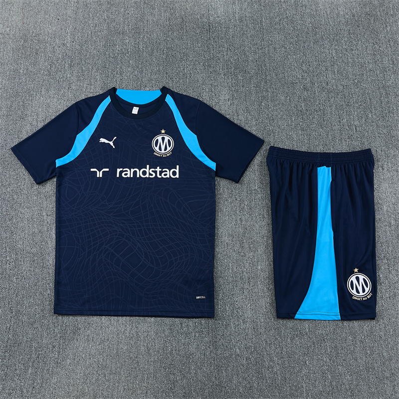 26/27 Marseille Royal Blue Short Sleeve Tracksuits