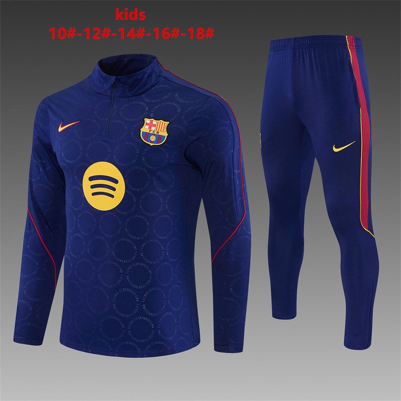 26/27 Barcelona Sapphire Blue Tracksuits