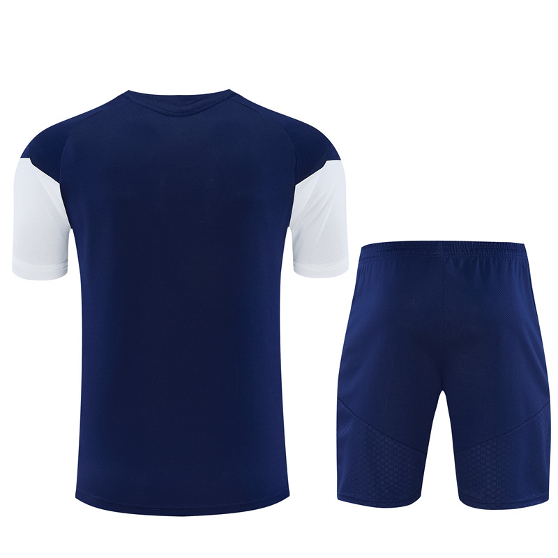26/27 Real Madrid Royal Blue and Yellow Short Sleeve Tracksuits