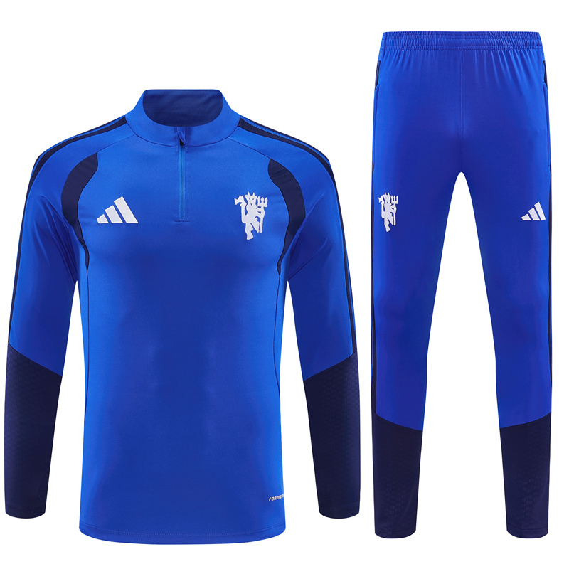 26/27 Manchester United Light Blue Tracksuits