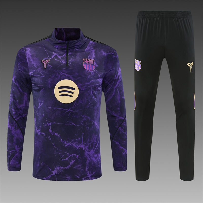 26/27 Barcelona Purple Camouflage Tracksuits