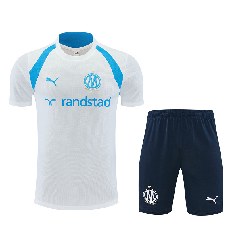 26/27 Marseille White Short Sleeve Tracksuits