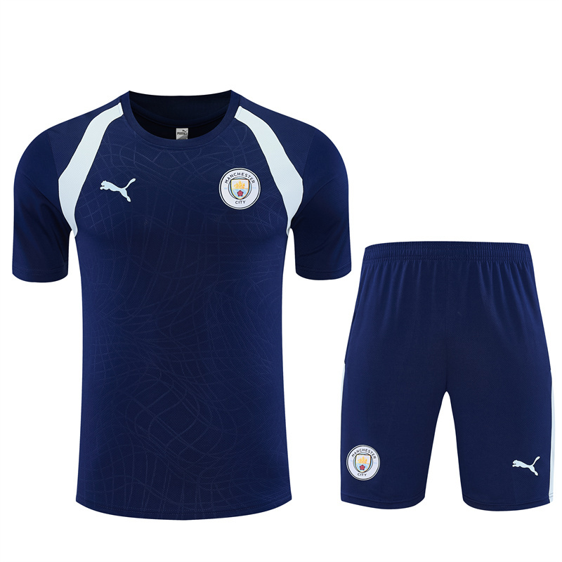 26/27 Manchester City - Royal Blue Short Sleeve Tracksuits