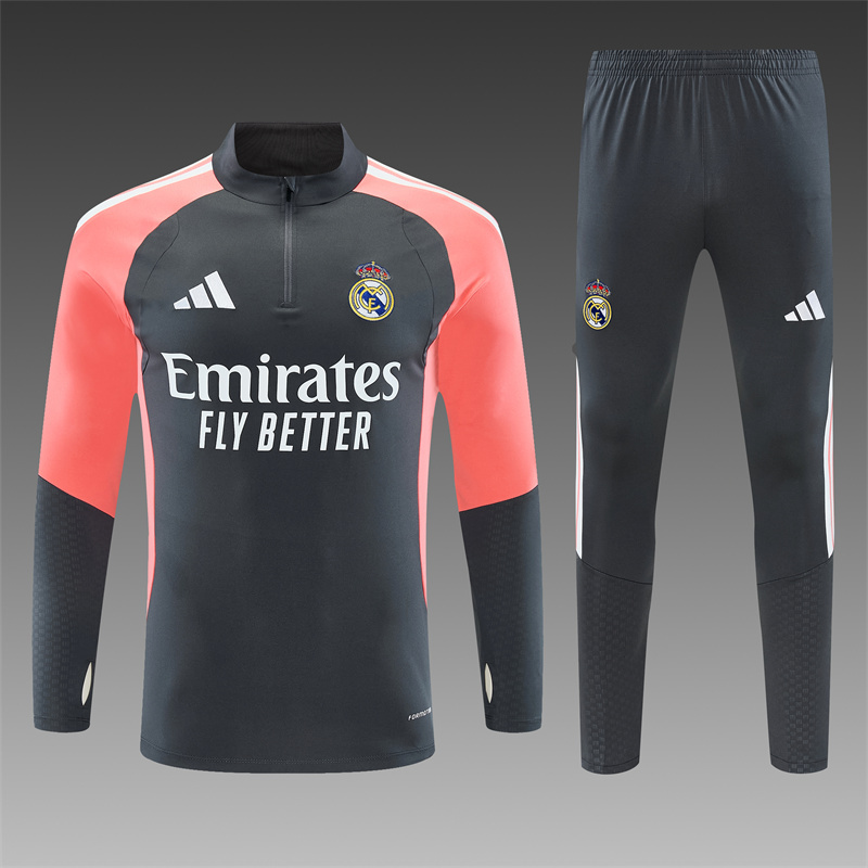 26/27 Real Madrid Dark Grey Tracksuits