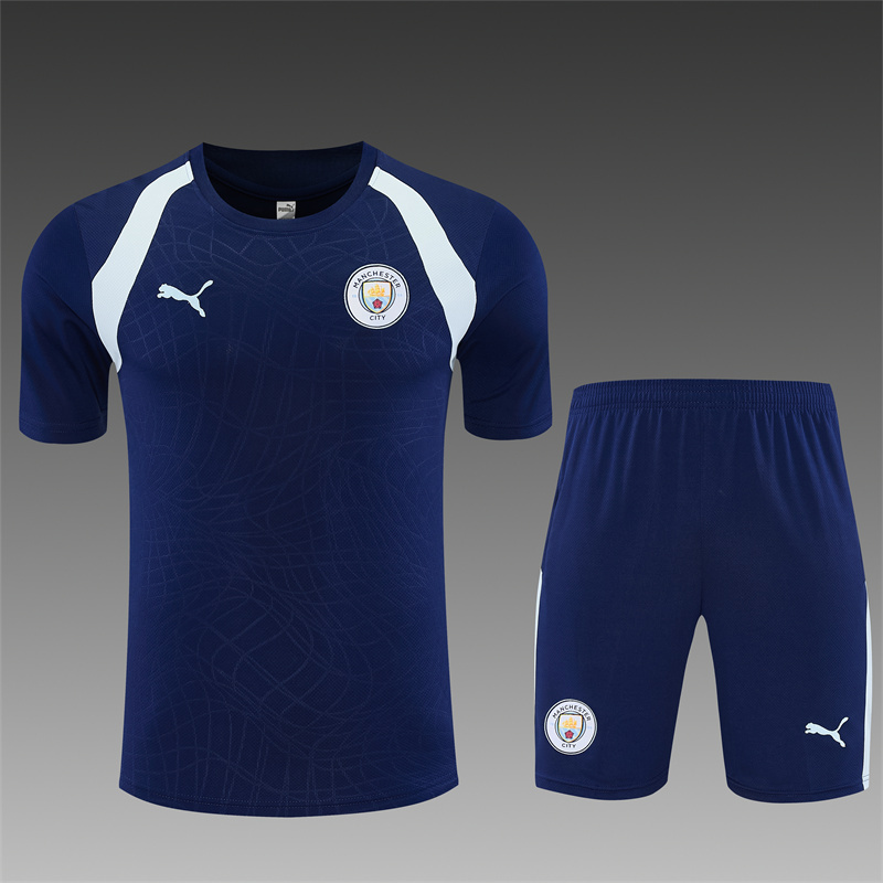 26/27 Manchester City - Royal Blue Short Sleeve Tracksuits