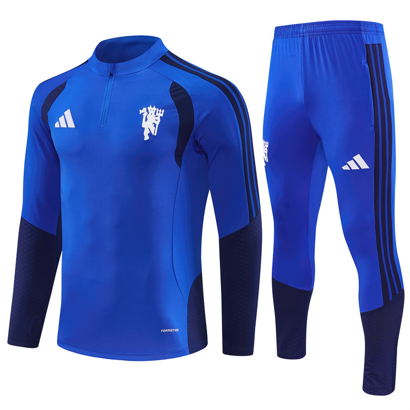 26/27 Manchester United Light Blue Tracksuits