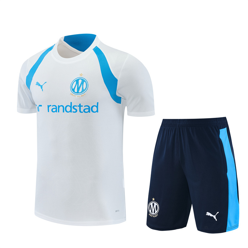 26/27 Marseille White Short Sleeve Tracksuits