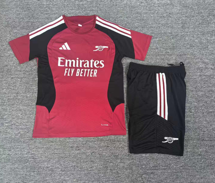 26/27 Arsenal maroon Short Sleeve Tracksuits