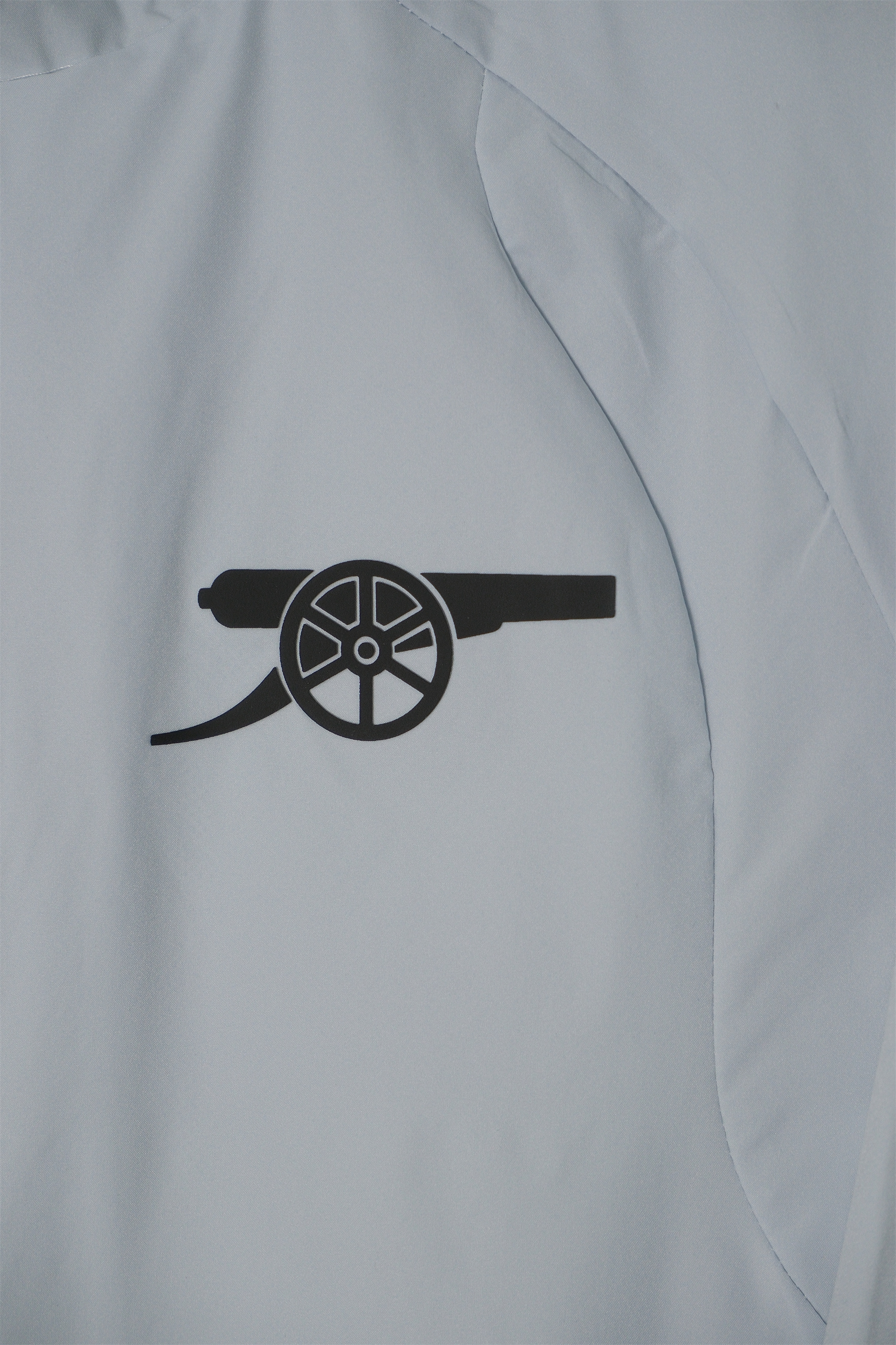 26/27 Arsenal Light Grey Hooded Windbreaker