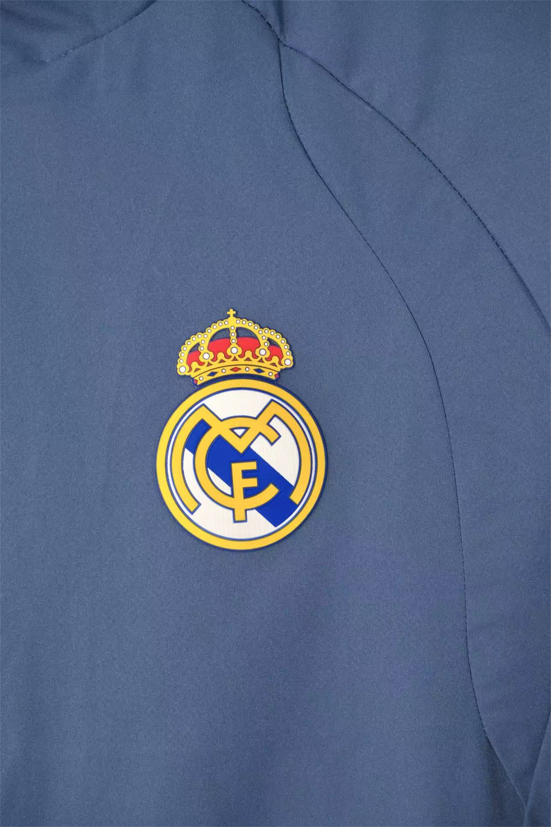 26/27 Real Madrid Blue-Grey Hooded Windbreaker