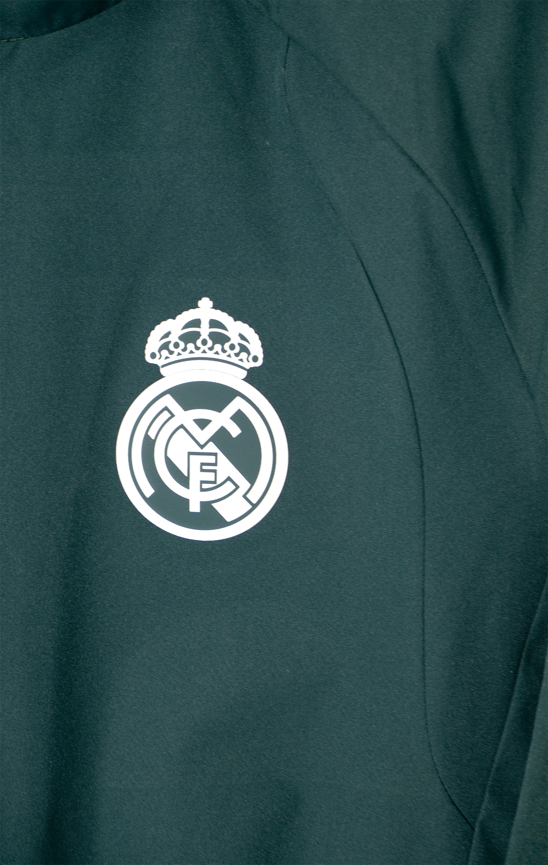 26/27 Real Madrid Dark Green Hooded Windbreaker