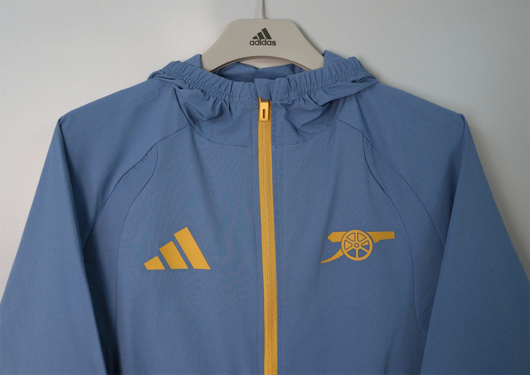26/27 Arsenal Blue-Grey Hooded Windbreaker