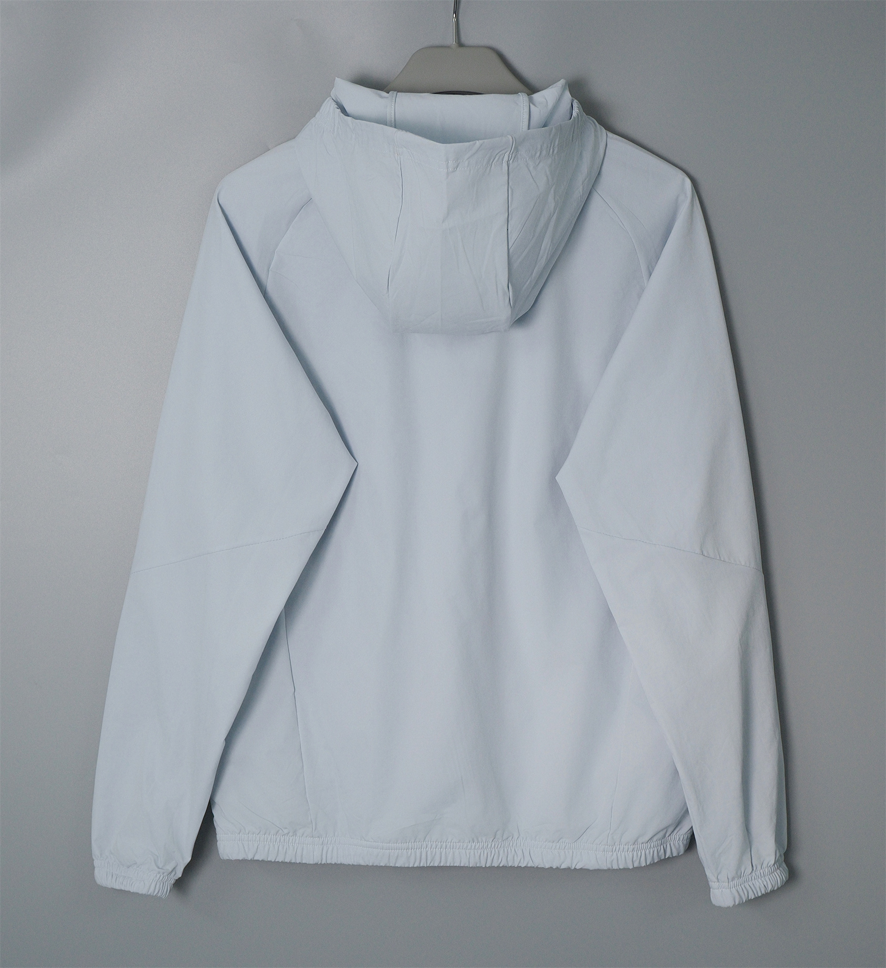 26/27 Arsenal Light Grey Hooded Windbreaker
