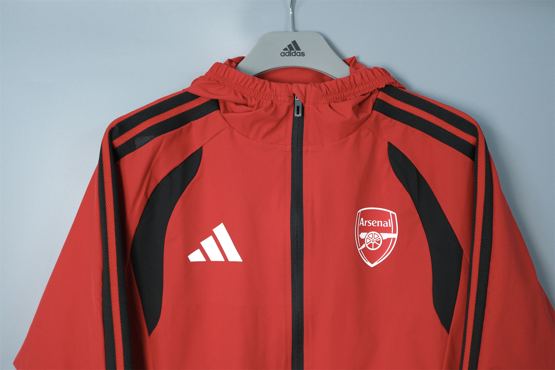 26/27 Arsenal Red Hooded Windbreaker