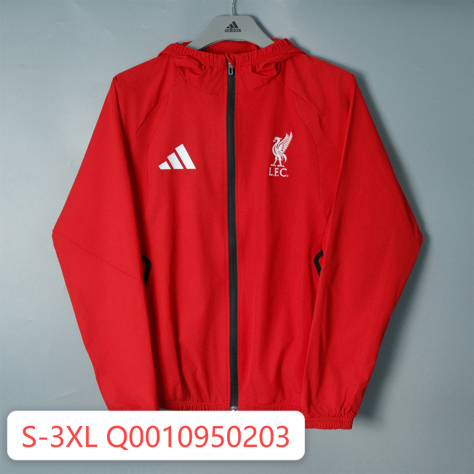 26/27 Liverpool Red Hooded Windbreaker