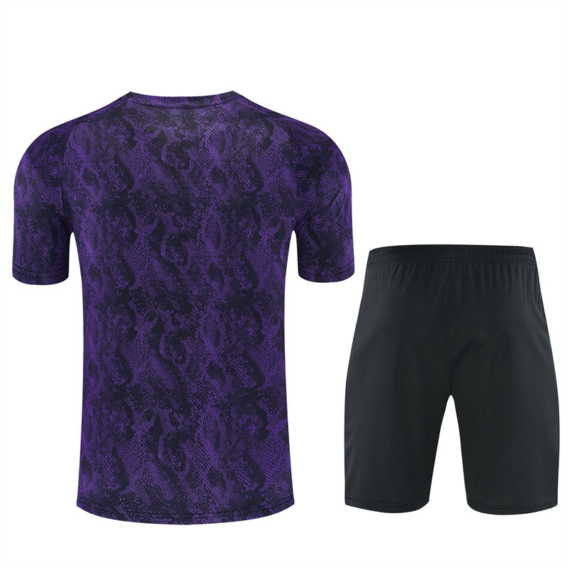 26/27 Barcelona snakeskin short sleeve tracksuits