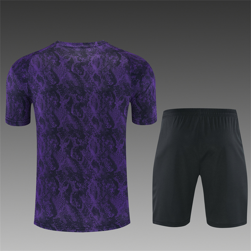 26/27 Barcelona snakeskin short sleeve tracksuits