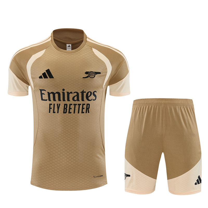 26/27 Arsenal Gold Short-Sleeve Tracksuits