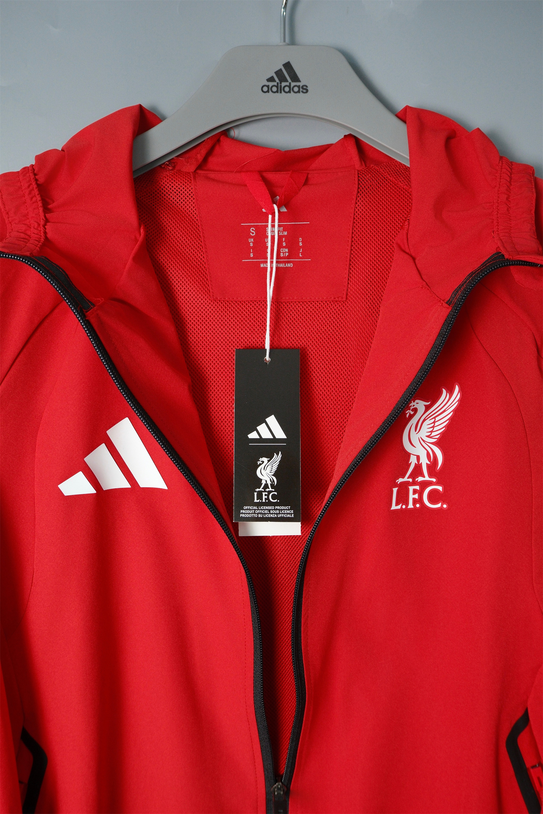 26/27 Liverpool Red Hooded Windbreaker