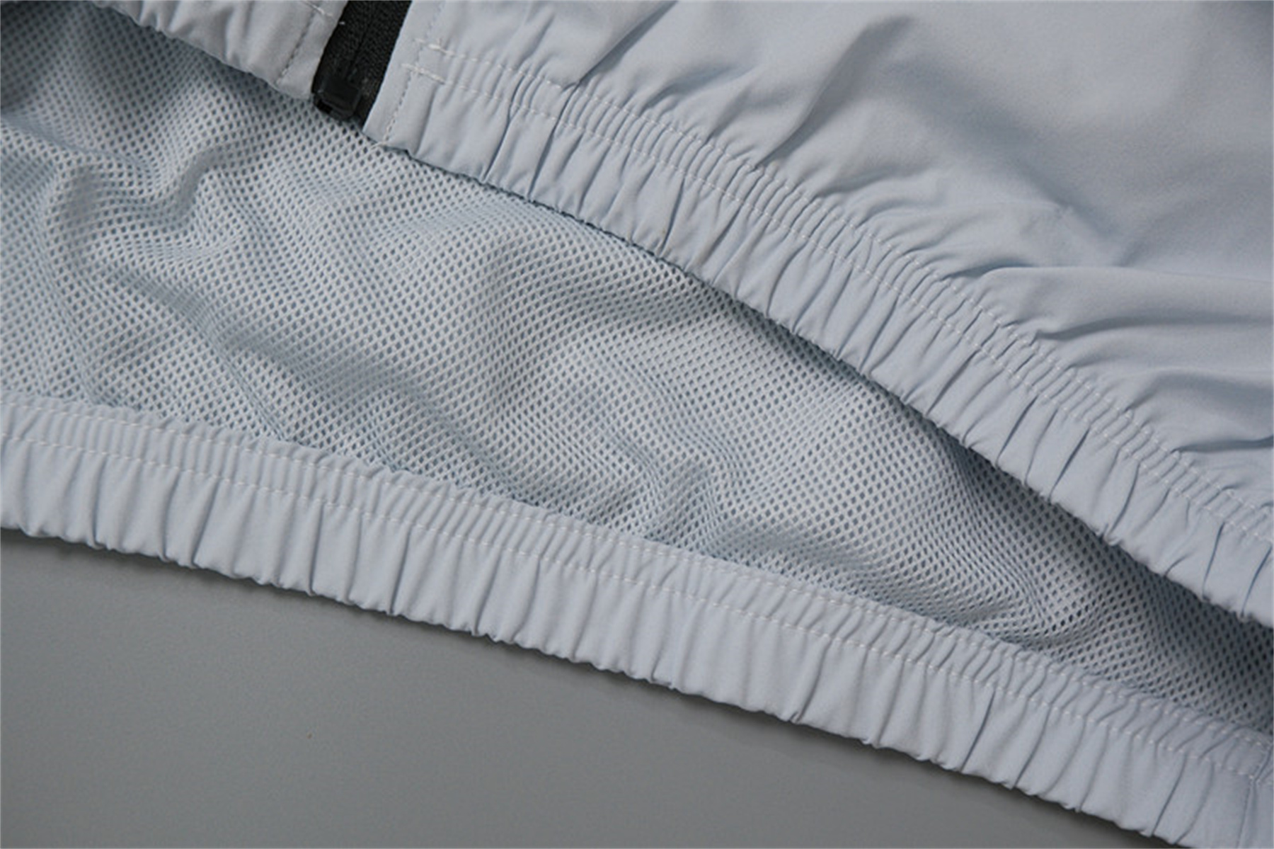 26/27 Adidas Light Grey Hooded Windbreaker