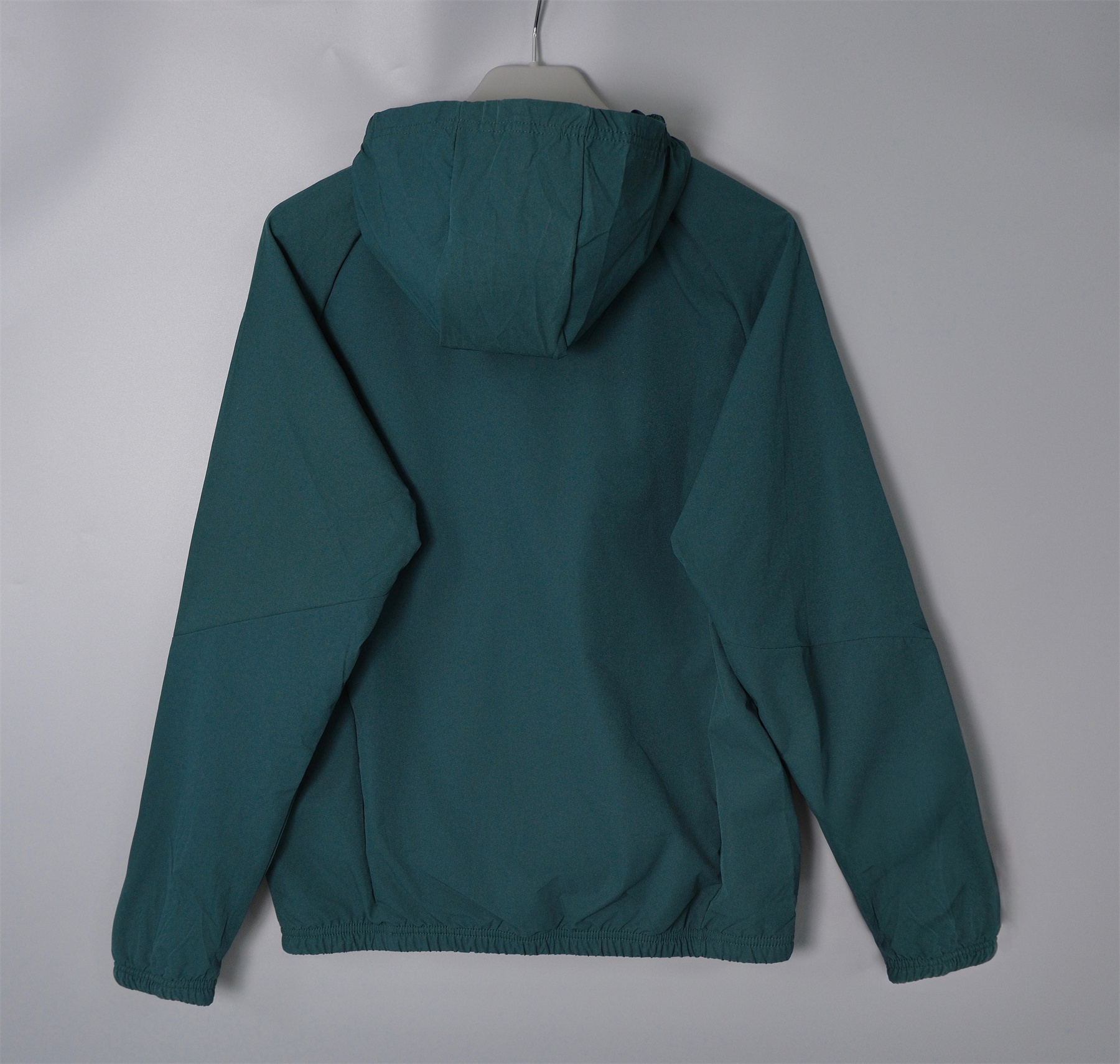 26/27 Adidas Dark Green Hooded Windbreaker