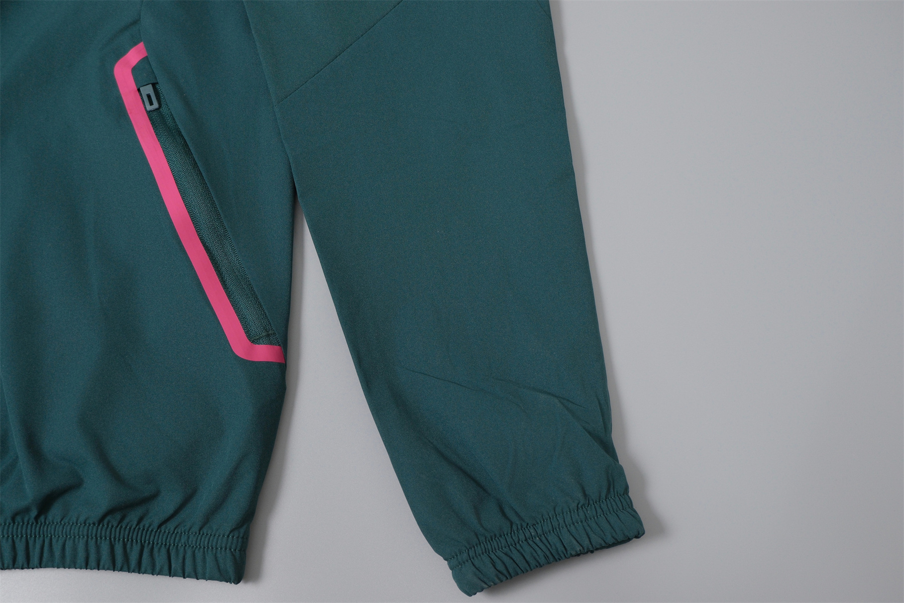 26/27 Adidas Dark Green Hooded Windbreaker