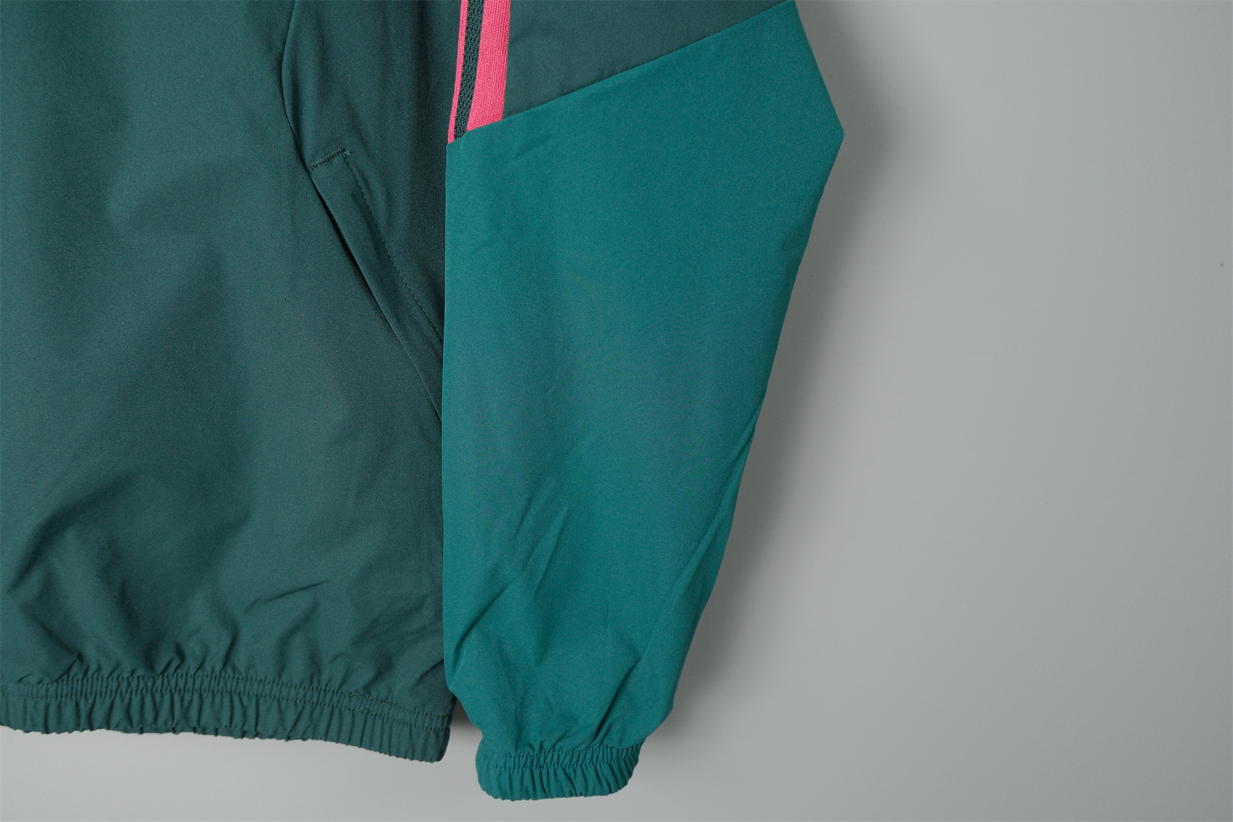 26/27 Adidas Dark Green Hooded Windbreaker