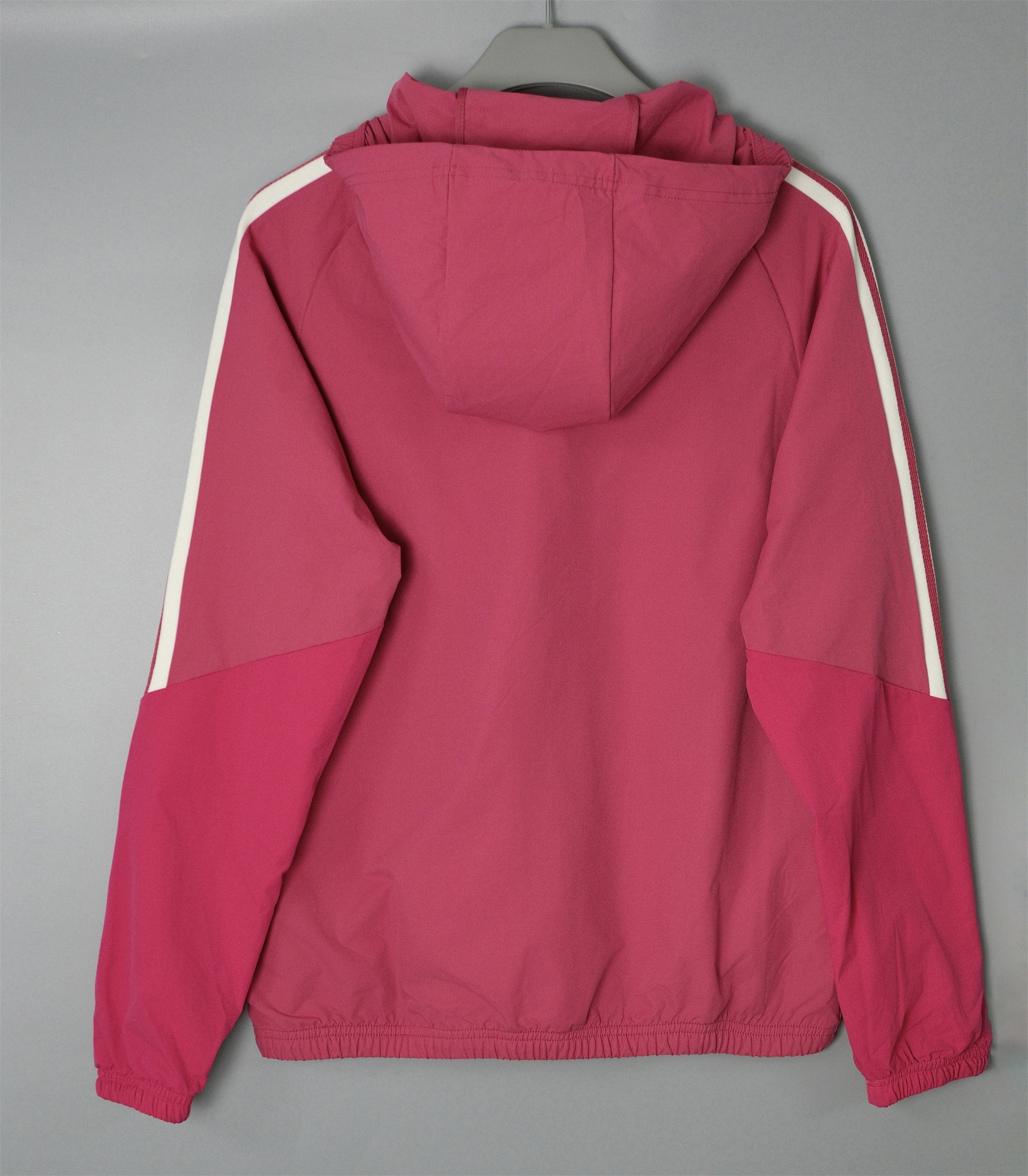 26/27 Adidas Fuchsia Hooded Windbreaker