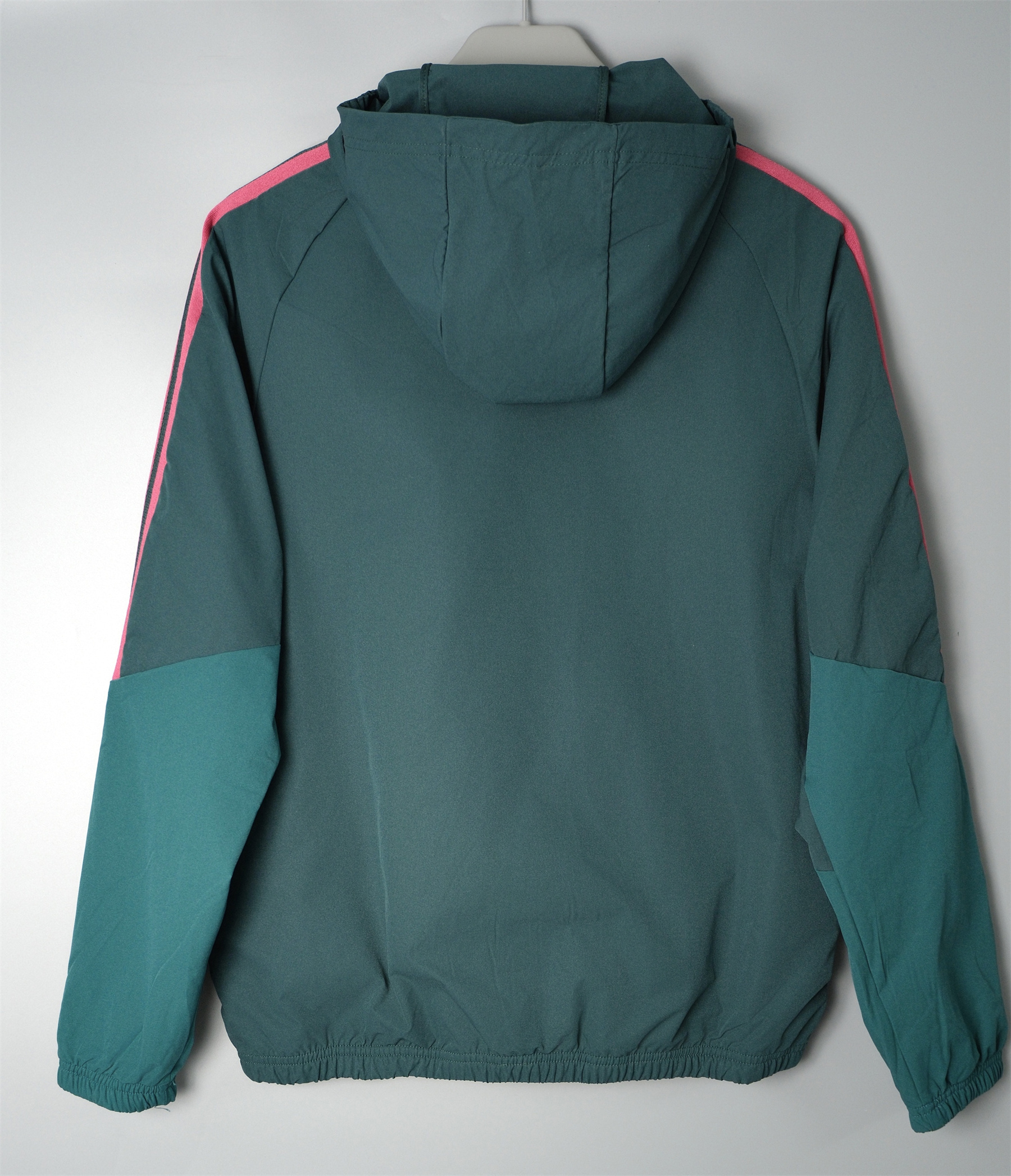 26/27 Adidas Dark Green Hooded Windbreaker