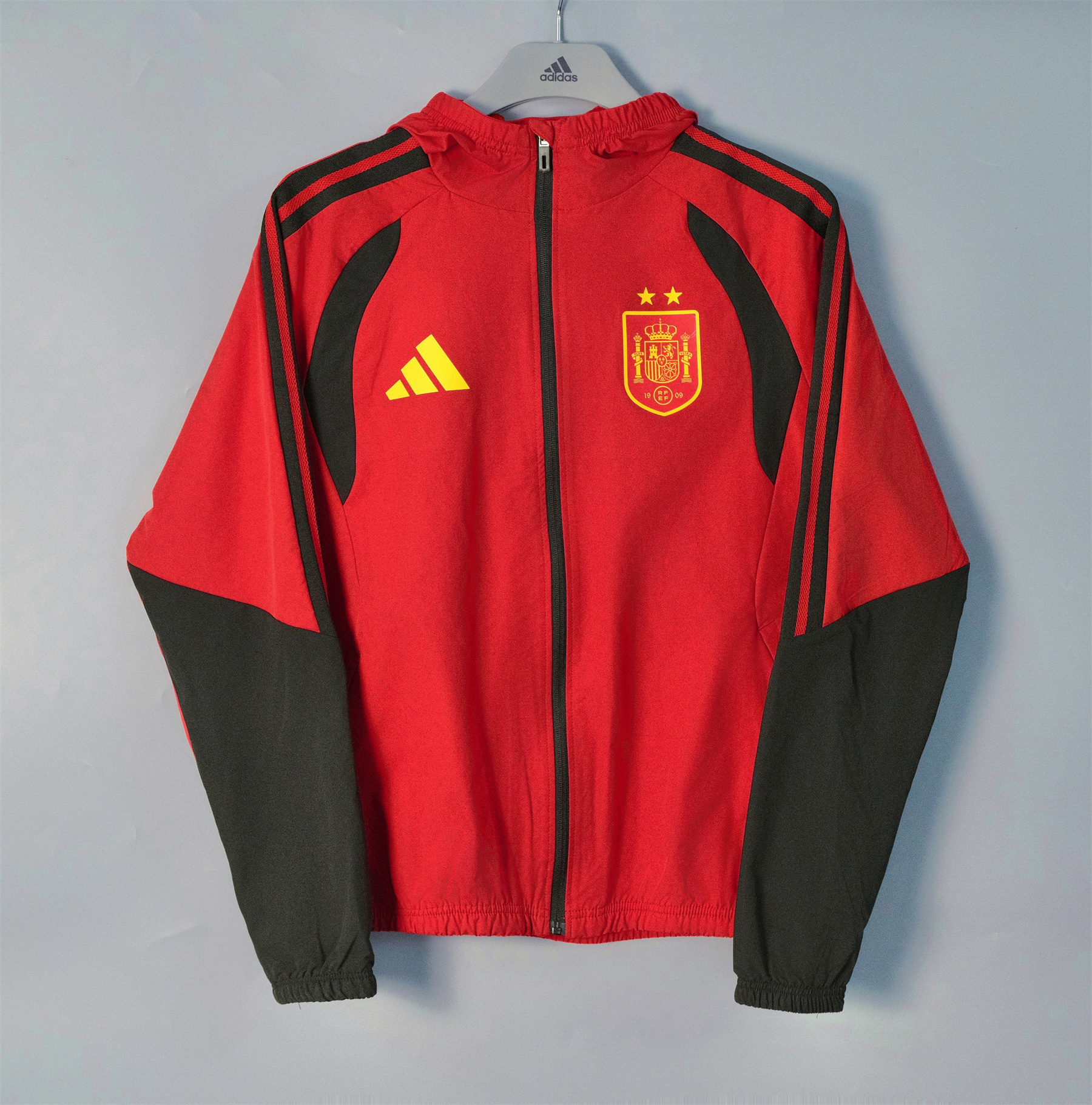 26/27 Spain Red Hooded Windbreaker