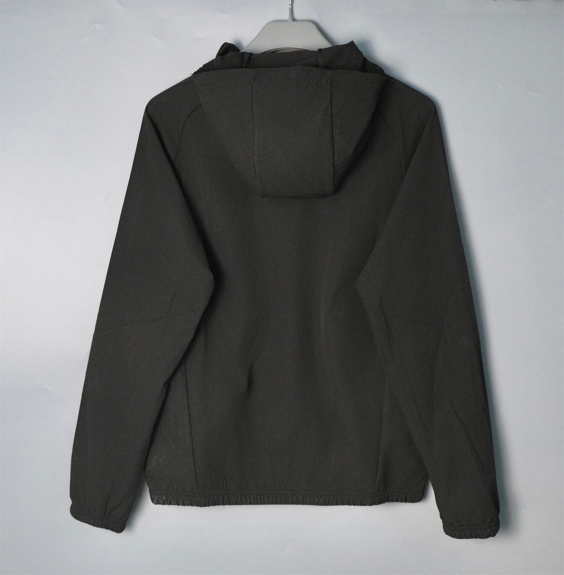 26/27 Adidas Black and Red Hooded Windbreaker