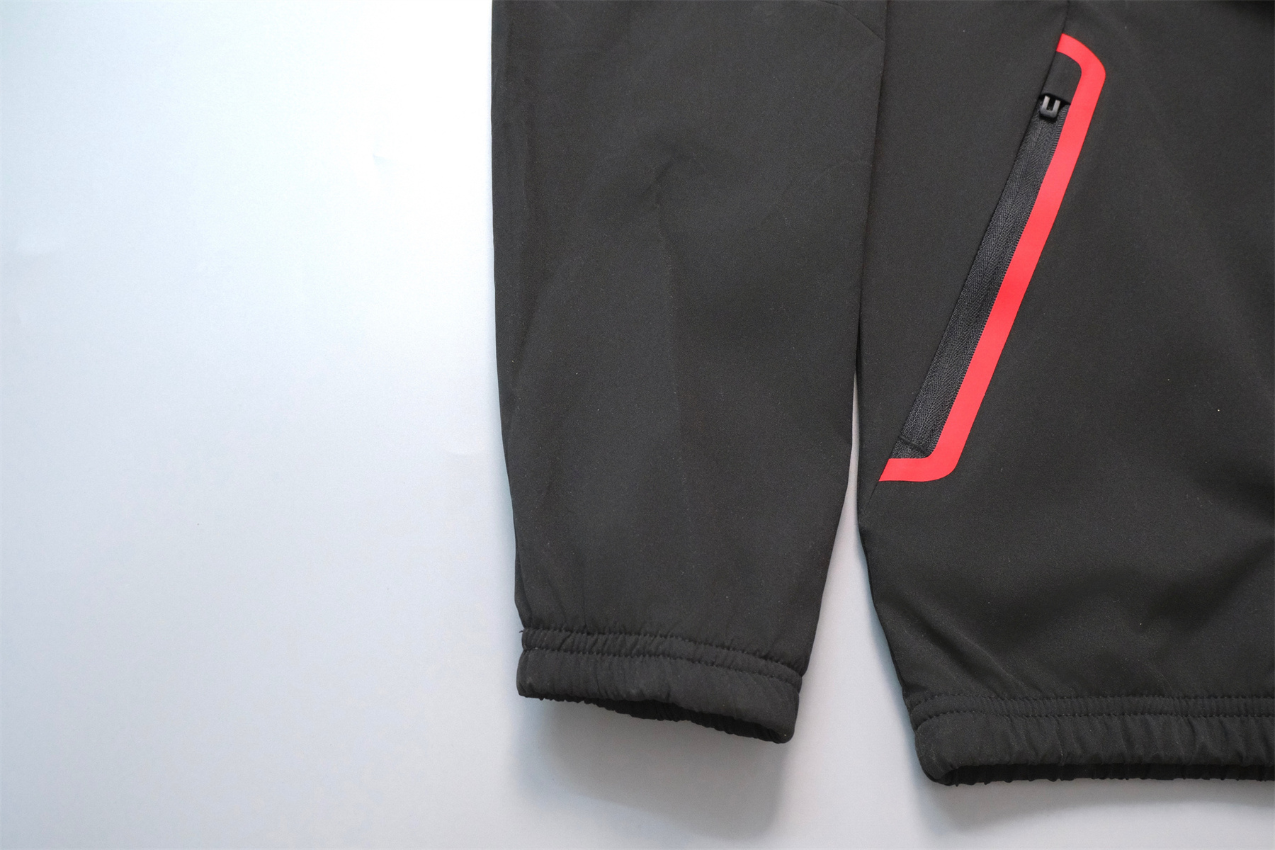 26/27 Adidas Black and Red Hooded Windbreaker