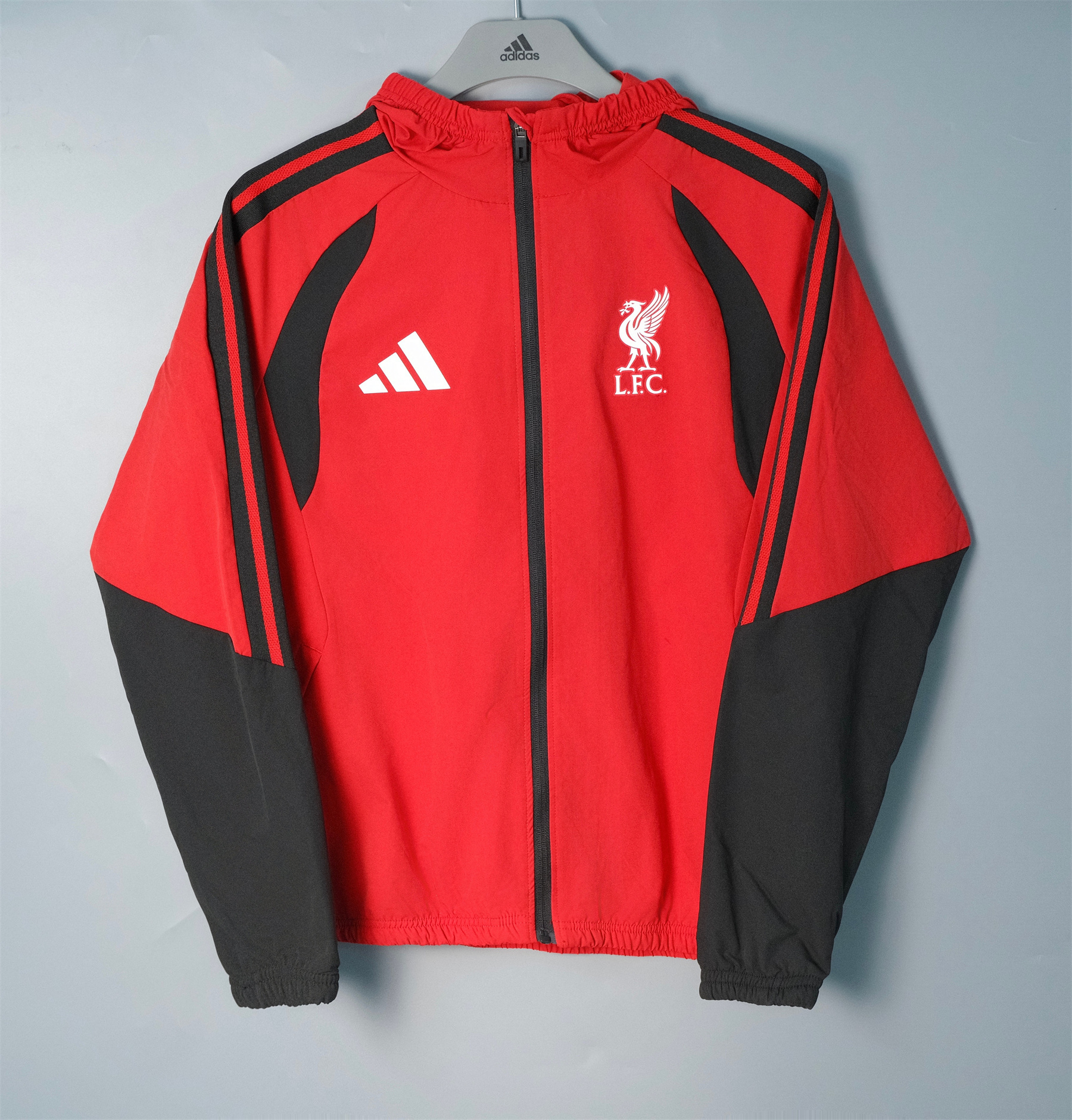26/27 Liverpool Red Hooded Windbreaker