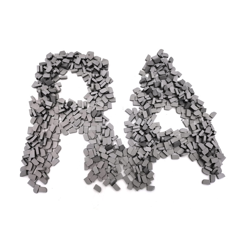 Carbide brazed tips