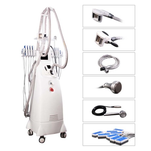 6 IN 1 40K Cavitation Lipo Laser Vacuum Roller With Poton Head Salon Equipment